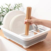 Collapsible Dish Drainer Space-Saving Dishes Drying Rack For Bowls Plates Dinnerware Kitchen Storage Organizer balta