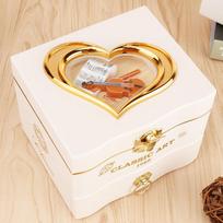 Dynamic Ballet Dancer Music Jewelry Box with Mirror - Girls' Birthday Gift Ornament 13.4*11.2*19.2 cm