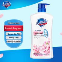 Safeguard Healthy Purifying Cherry Blossom Scent Shower Gel