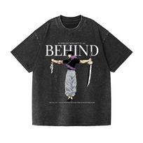 Jujutsu Kaisen Vintage Wash Japanese Design T-Shirt High-quality Streetwear Is Suitable for Both Men and Women M