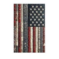 DIY 5D Diamond Painting Kit American Flag Design Full Drill Embroidery Craft Wall Art 76 2x122cm for Home Decoration and Gift