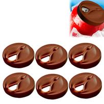 3pcs 2 Colors Portable Easy Cleaning Reusable Jar Cap Accessories, Silicone Soda Can Lids New Fit Canned Beverage Beer Juice