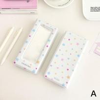 Album 4 Grid Card Holder Note Holder Cute Life 4 Cut Photo Collection Book Star Minimalist Sstyle Idol Photocard Storage