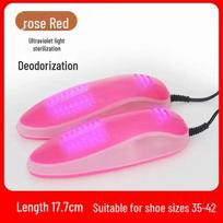 European & American Standard Shoe Dryer: 220V/110V Timed Household Appliance EU Round Plug 220V 788 raudona su šviesa (be laikmačio) spalva