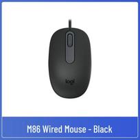 Logitech M86 Wired Mouse & K120 Keyboard Set