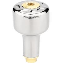 Gomexus T27 Reel Handle Replacement Handle for Daiwa Type S and Shimano Type A Spinning Suitable for Saltwater Light Game and Lure All Knob, Titanium, auksas