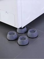 8pcs/4pcs Washing Machine Anti-Vibration Pads, Base Lifters, Moisture-Proof Refrigerator Feet, Shock Absorption Covers
