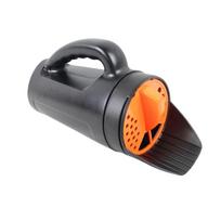 Garden Seed Spreader Handheld Lawn Seeder Tool for Grass Vegetable Seeds with Adjustable Flow Control and Ergonomic Handle for Easy Planting oranžinė