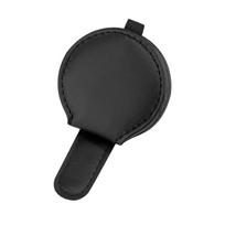 Universal Magnetic Car Sunglasses Holder PU Leather Eyeglass Hanger Clip for Car Sun Visor Mount Glasses Organizer Accessories juoda