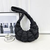 Lazy Style Winter Large Capacity Croissant Crossbody Bag - Women's Versatile Fashion Underarm Bag juoda