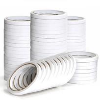 30/1Rolls Double Sided Tape Strong Adhesive Tapes Strips For Gifts Wrapping DIY Crafts Scrapbooking Home Office School Stickers 6mm&1 Roll-(8M) balta