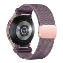 Dirželis Samsung Galaxy Watch 7/6/5/4/classic/Pro 44mm 40mm Be tarpų Magnetinis Nailoninis sportinis dirželis apyrankė Galaxy watch 7 Dirželis Galaxy watch 7 44mm