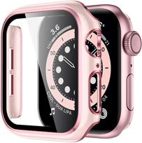 Screen Protector For Apple watch Case 45mm 44mm 41mm 42mm 40mm 38mm PC Bumper Tempered Glass+Cover iWatch series 9 8 7 SE 6 5 4 40mm series 654SE