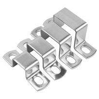 Saddle Clip Horseback Hose Clamp M-shaped U-shaped Square Rectangle Fastening Buckles Ohm Tube Card 304 Stainless Steel 15x15