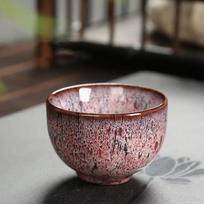 Home Art Kung Fu Ceramic Teacup Kiln Transformation Crude Pottery Tea Bowl Porcelain Art Retro Water Cup