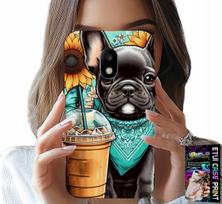 Etui Do Samsung Galaxy J5 2017 - Buldog Coffi Love, Słoneczniki, Psi Case