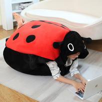 Ladybug Plush Toy Pillow & Sofa Cushion 60cm (0.6kg)