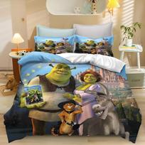 3D Printed Monster Shreks Bedding Set Monster Shreks Duvet Cover Double Twin Full Queen King Adult Kids Bedclothes Quilt Cover 135x200cm