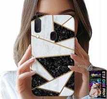 Etui Do Samsung Galaxy A20E - Eleganckie Modne Wzory Case + Szkło