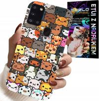 Etui Do Samsung Galaxy A21S - Plecki W Słodkie Kotki, Koty, Obudowa