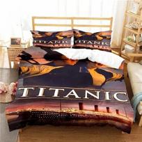 Movie Titanics Bedding Set 3D Printed Suitable for Bedroom Duvet Cover Set With Pillowcases Kids Home Textile 135x200cm