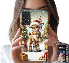 Etui Do Samsung Galaxy A23 5G - Renifer, Wzory Bożonarodzeniowe + Szkło