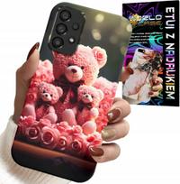 Etui Do Samsung Galaxy A23 5G - Rodzinka Różanych Misiów Upominek +Folia