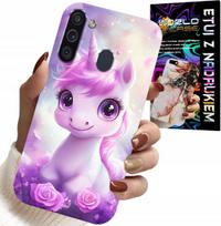 Etui Do Samsung Galaxy A21 - Słodki Jednorożec, Wzory Dla Dzieci Case