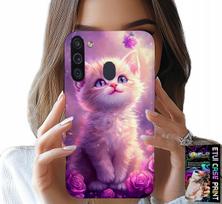 Etui Do Samsung Galaxy A21 - Słodki Kotek, Kot, Wzory Ze Zwierzętami