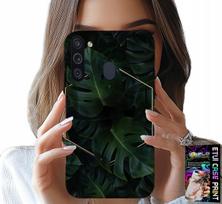 Etui Do Samsung Galaxy A21 - Eleganckie Liście Modne Wzory Na Case