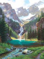 DIY full circle diamond painting Cross stitch 3D Home decorative art Landscape diamond painting 5d diamond art painting Full Round 25X37.5CM