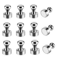 10 vnt. Itin stiprūs neodimio magnetiniai smeigtukai Sucker Thumbtack Patvarus plieninis magnetinis smeigtukas šaldytuvo lentai 10 pcs