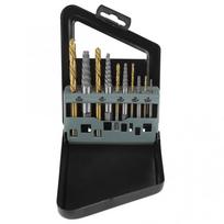 10Pcs Screw Extractor and Left Hand Cobalt Drill Bits Set Bolt Remover Easy Out Kit