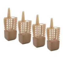 4Pcs Carp Fishing Nesting Device European Style Fixed Point Nesting Cage Nest Feeder Fishing