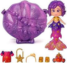 Žaislinė figūrėlė, su priedais Magic Box Kookyloos Mermaid Star, violetinė sp.