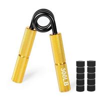 Grip Strength Trainer Ergonomic Design Non-slip 200LB Resistance Muscle Recovery Compact Size Heavy-Duty auksinė