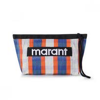 Isabelle Marant Po0001fa A1x17m Whbo Powden Powden Powden Logo Stripe Pouch Bag PO0001FA A1X17M WHBO