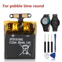 Rechargeable Lithium Battery For Pebble Time Round SP301618AE Smart Watch Battery