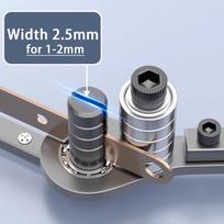 1-4 mm rankinė plokščio strypo lenkimo staklės, rankinės 90° plieno/vario strypo ir metalinio apvalaus vielos lenktuvas 2.5mm