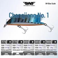 EWE Summer Minnow Pencil 114mm Long Cast Lure for Mandarin Fish, Bass, Perch 18g