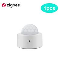 Tuya ZigBee Human Motion Sensor Smart PIR Infrared Detector Wireless Home Security Alarm Smart Life APP Works with Alexa Google Zigbee