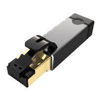 Aluminum USB Type C to RJ45 Connectors Gigabit Ethernet Adapters Supports 1000Mbps Fast Data Transfer 1