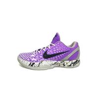 Nike Zoom Kobe 6 Basketball Shoes Men's Low Top White/Purple/Black FQ3546-100(Team344-) 42.5