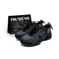 Nike Air Monarch 4 Cushioning Height Increasing Abrasion Resistant Low top Chunky Sneakers Unisex Red Black 415445-001(Team1077-) 36.5