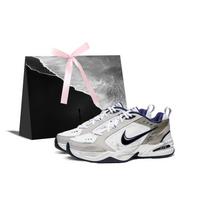 Nike Air Monarch 4 Chunky Sneakers Unisex Low Top Gray Black 415445-102(Team187-) 45