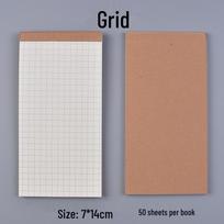 Portable Student Schedule Notebook: Tearable Daily Planner & English Vocabulary Grid Book