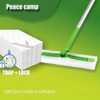Super Clean Disposable Mop, Multi-Surface Microfiber Cloth, Catch Lock Dirt Dust Hair Wet Dry Use for Family Business United States