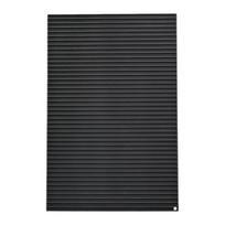 Rectangle Silicone Drying Pad Roll Up Food Grade Kitchen Heat Resistant Mat Easy Clean Anti-Slip Silicone Kitchen Mat (Black,1pc) juoda
