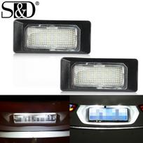 2pcs Car LED License Plate Lights For A1 A6 C7 A7 TT for Volkswagen VW Golf 6 Passat B6 B7 Polo 4D Jetta MK6 Touran Touareg