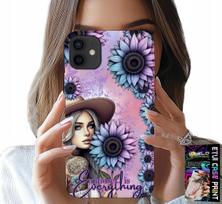 Etui Do Iphone 12 Mini - Kobieta W Słonecznikach, Kobiece Wzory